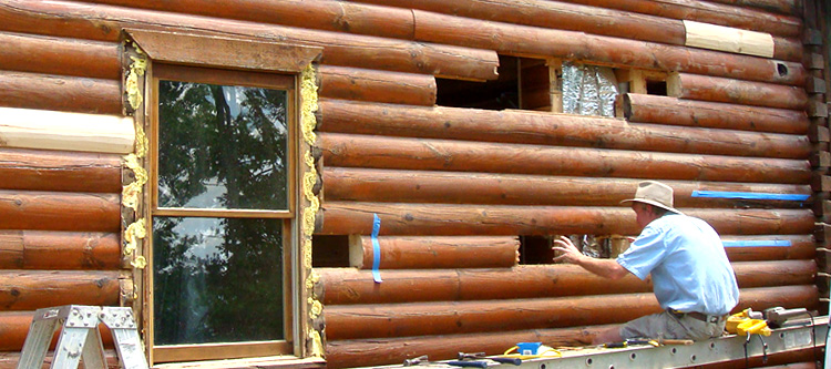 Log Home Repair Hampden Sydney, Virginia